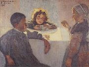 Breton Children Pont Aven (La Bonne Soupe) Eric Forbes-Robertson